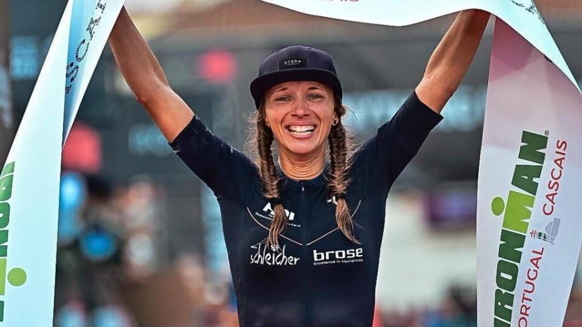 Jessica Simoes Remi Conte e Jessica Ittner vencem Ironman Portugal-Cascais