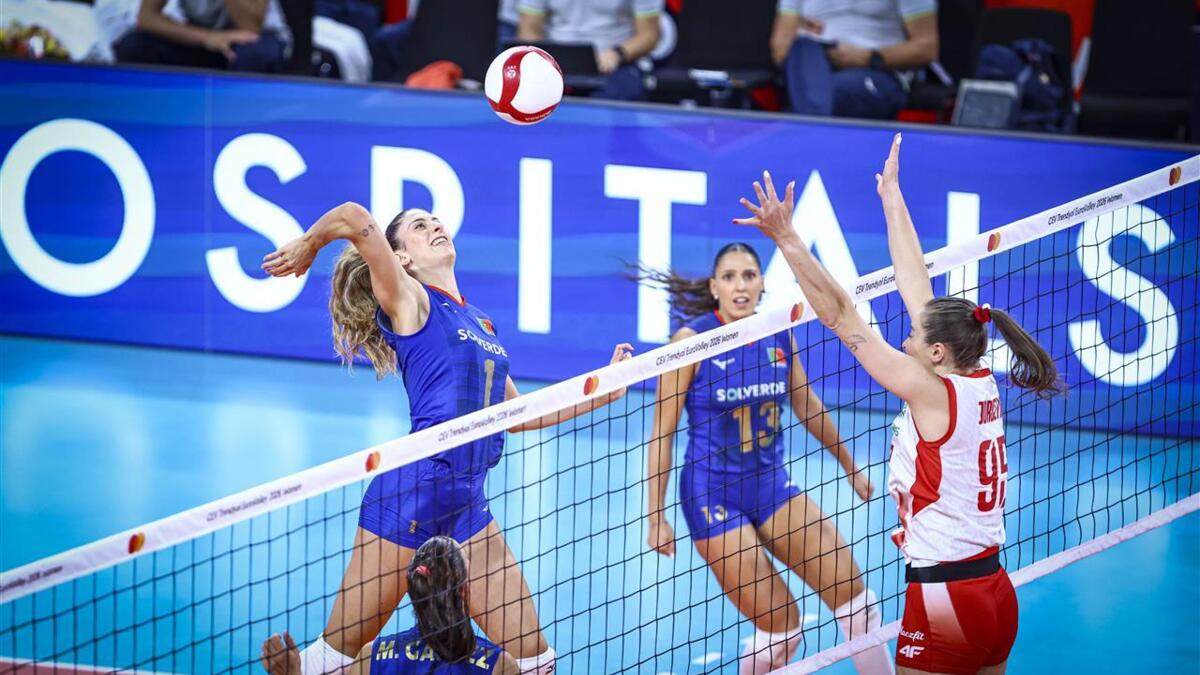 Portugal eliminated by Poland in the round of 16 of the Women's European Volleyball Championship
