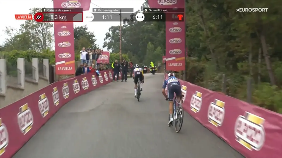 Imagem de contexto do artigo Vuelta: etapa é encurtada e Egan Bernal ganha antes da última subida