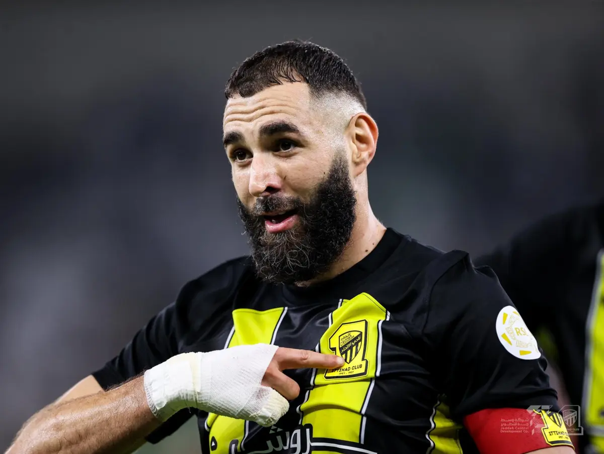 Benzema, jogador do Al Ittihad (Fotografia: Al Ittihad)