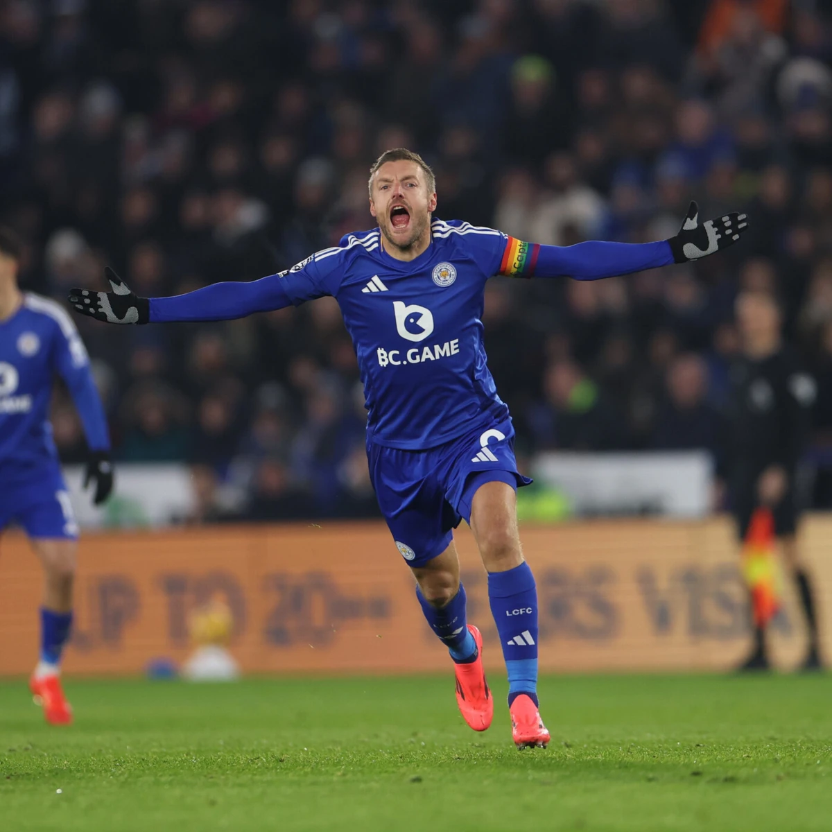 Imagem de contexto do artigo Jamie Vardy é um jogador livre e há um clube italiano interessado