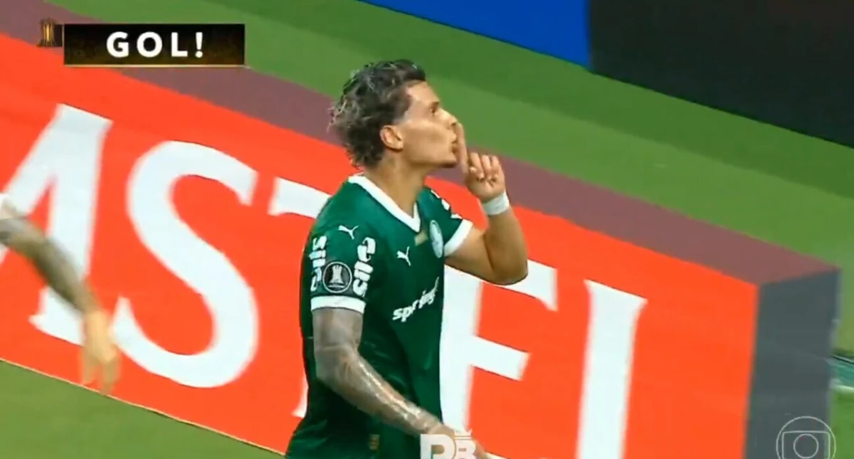 Richard Ríos manda calar adeptos do Palmeiras (créditos: X/Reprodução)