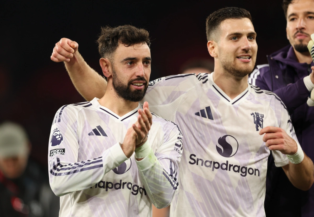 Bruno Fernandes e Diogo Dalot
