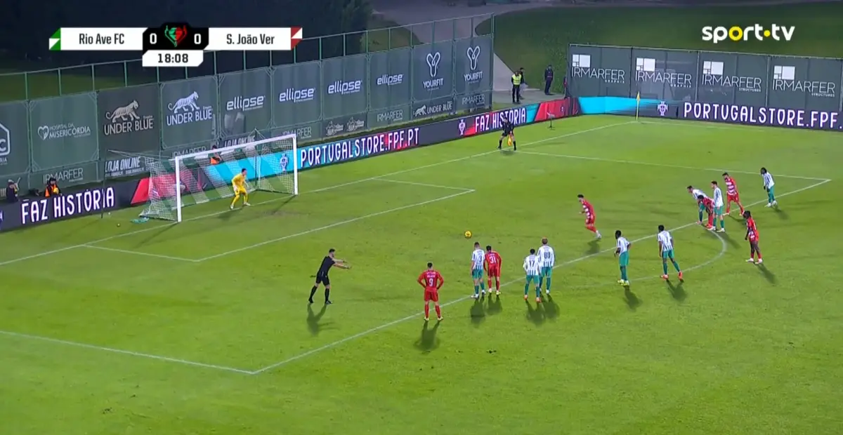 Imagem de contexto do artigo A grande penalidade que colocou o São João de Ver a vencer em Vila do Conde