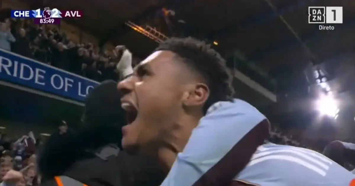 Imagem de contexto do artigo Aston Villa aumenta série vitoriosa com reviravolta em casa do Chelsea. Veja os golos