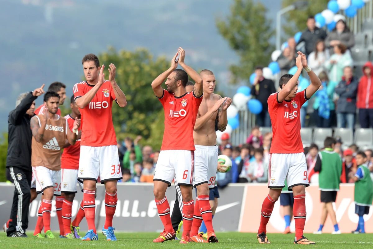 Jardel, Rúben Amorim, Vitor Lindelof e Funes Moris ( Fábio Poço/Global Imagens )