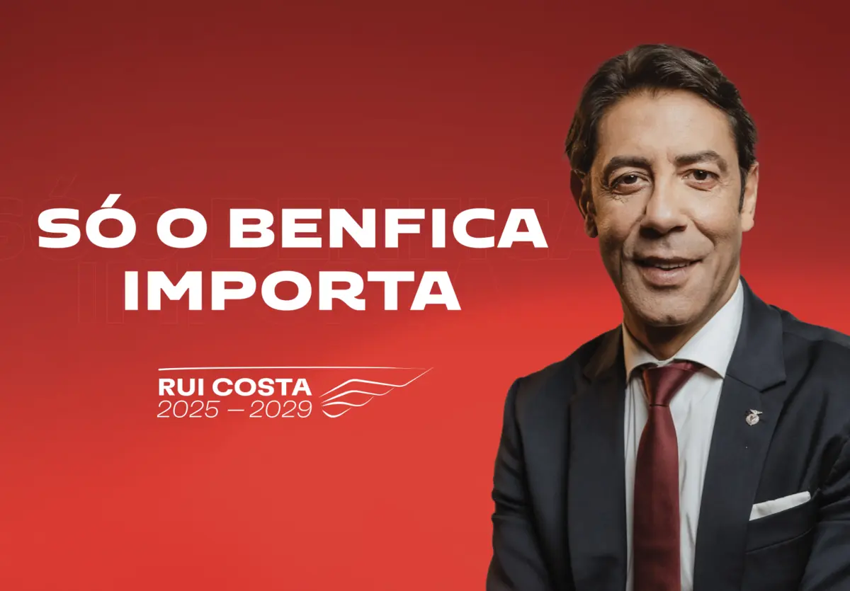 Imagem de contexto do artigo O programa de Rui Costa: oito da formação no plantel e ganhar mais do que os adversários juntos nas modalidades