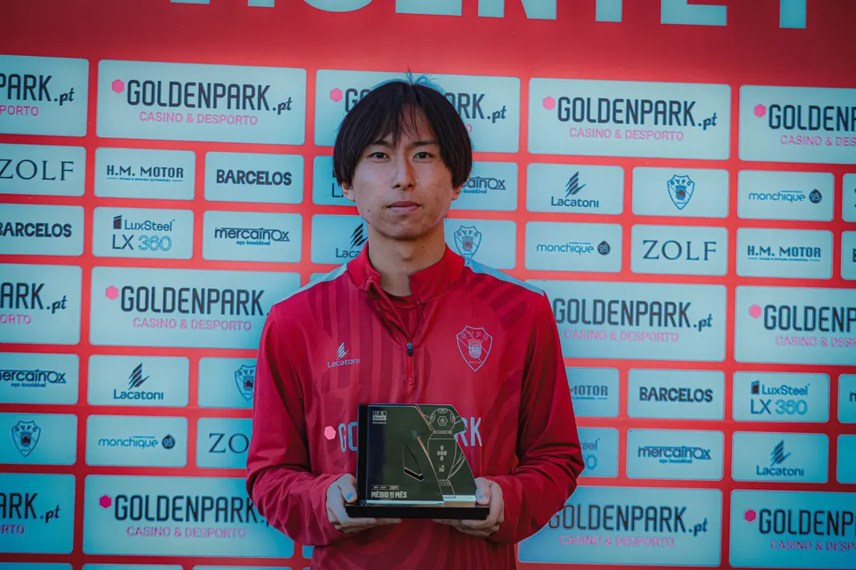 Imagem de contexto do artigo Fujimoto partilha prémio com equipa do Gil Vicente