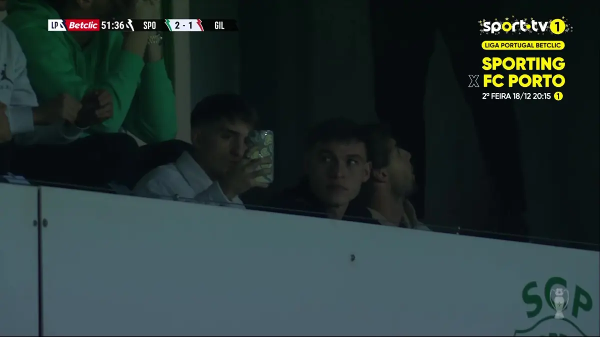 Imagem de contexto do artigo Ugarte em Alvalade a ver o Sporting-Gil Vicente