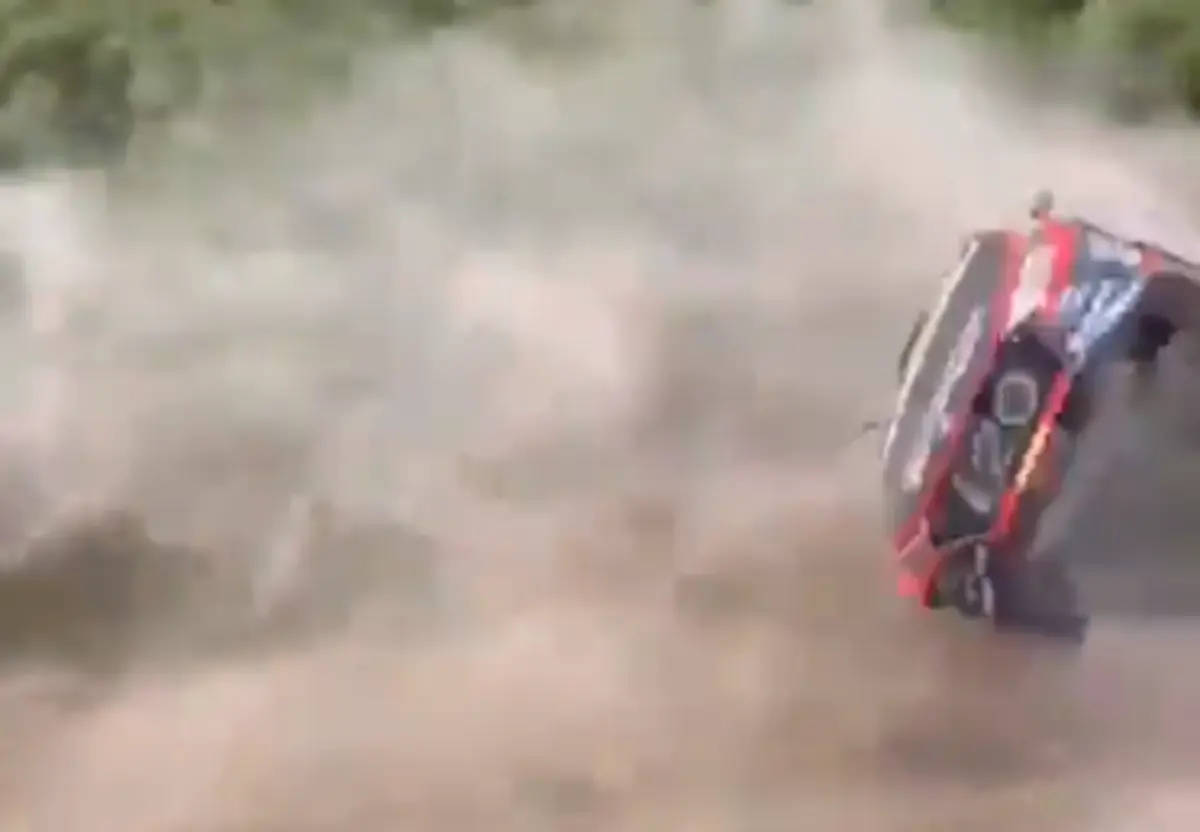 Imagem de contexto do artigo Grande susto no Rali Terras D’Aboboreira: Kris Meeke sofreu acidente aparatoso