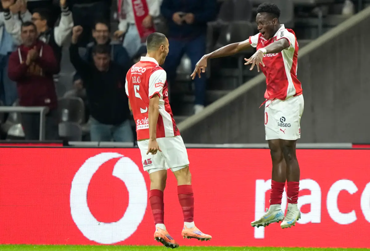 Lelo e Dorgeles, autor de um dos golos