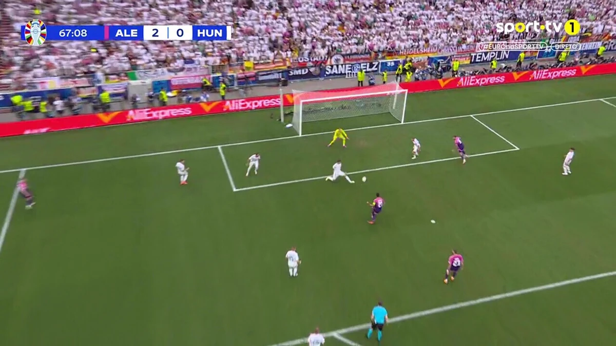 Imagem de contexto do artigo Gundogan aumenta a vantagem da Alemanha contra a Hungria. Veja o golo