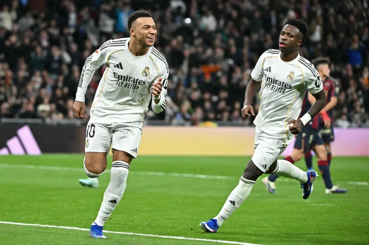 Mbappé e Vinícius Jr.