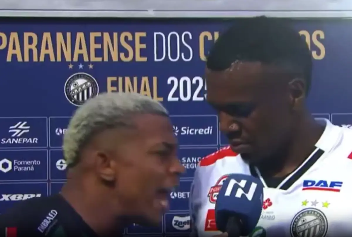 Imagem de contexto do artigo Momento insólito em flash interview no Brasil: "Diz que o jogo foi roubado, c******"