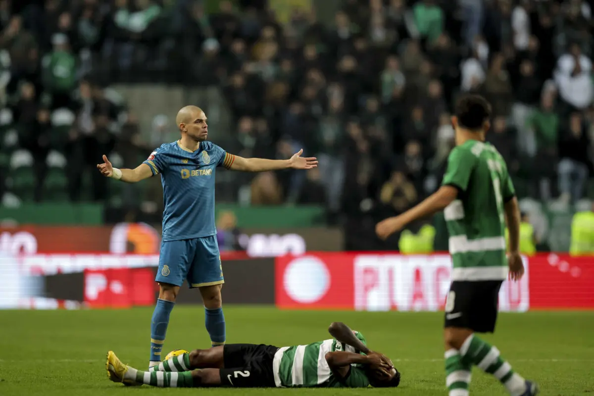 Pepe no Sporting-FC Porto