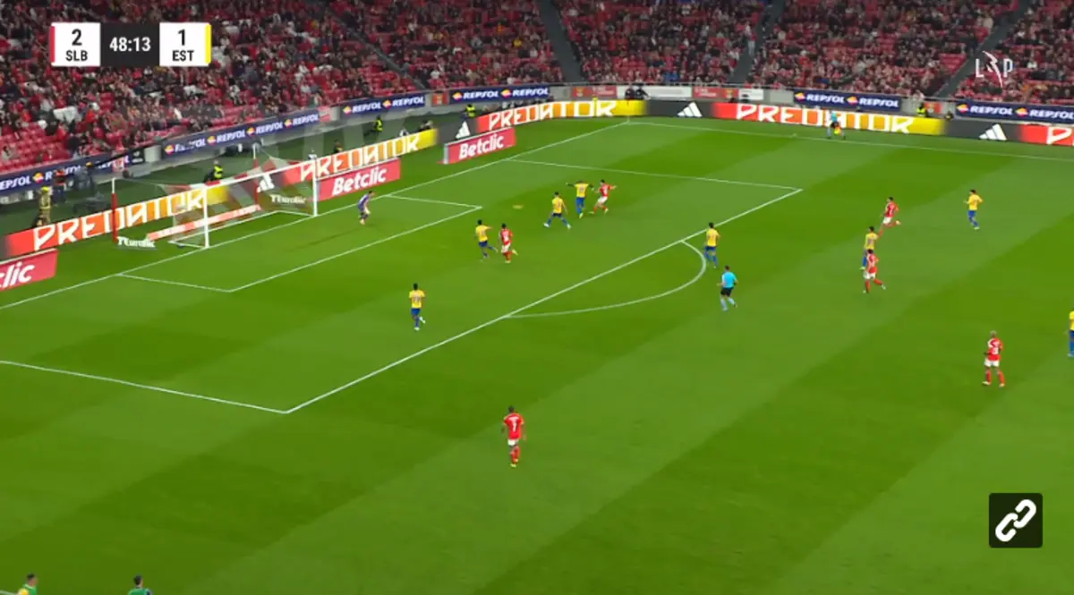 Imagem de contexto do artigo Tiago Gouveia: titularidade abrilhantada com este golo frente ao Estoril