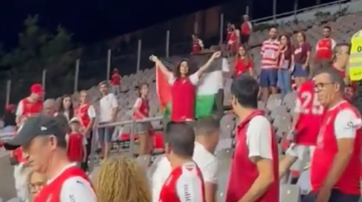 Imagem de contexto do artigo BE questiona Governo sobre bandeira da Palestina retirada no Braga-Maccabi Petah Tikva