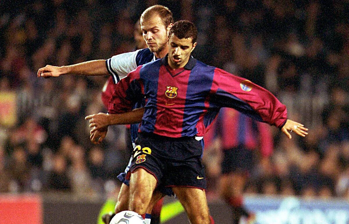 Simão Sabrosa ao serviço do Barcelona