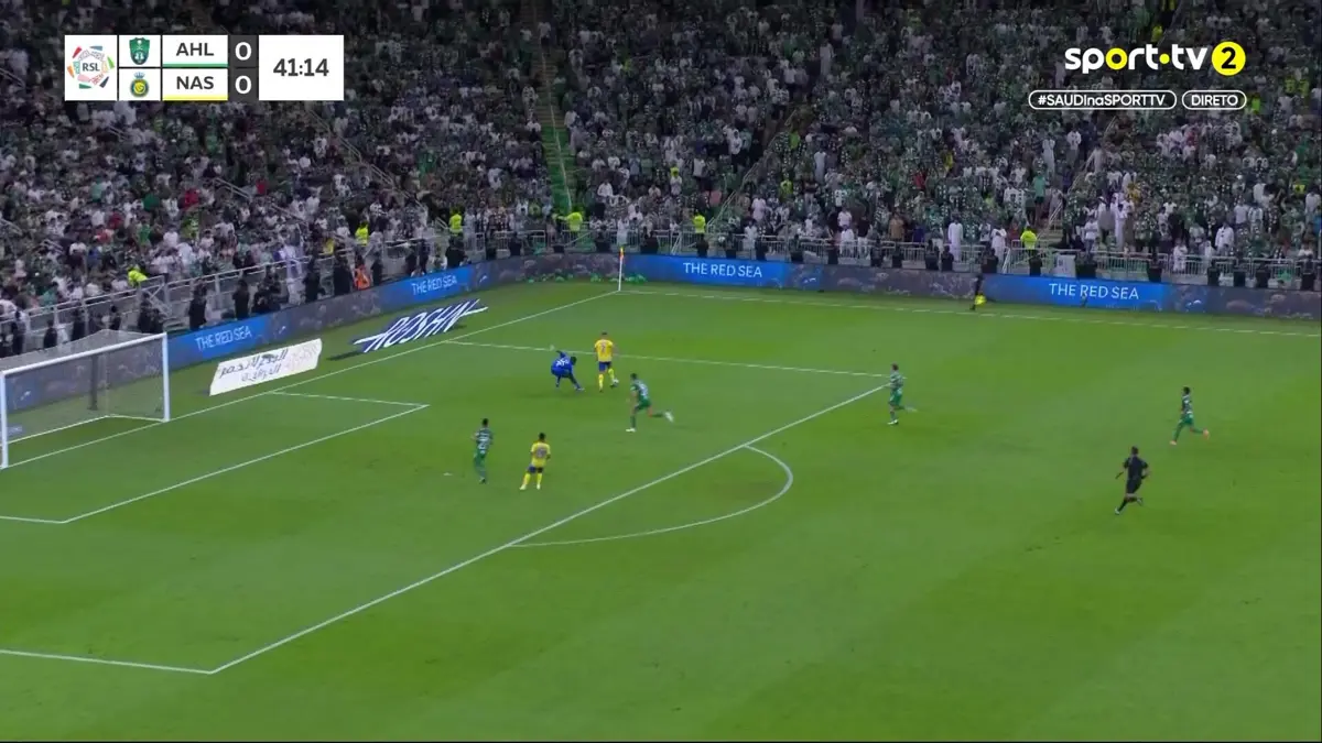 Imagem de contexto do artigo Veja o golo anulado a Ronaldo no Al Ahli-Al Nassr