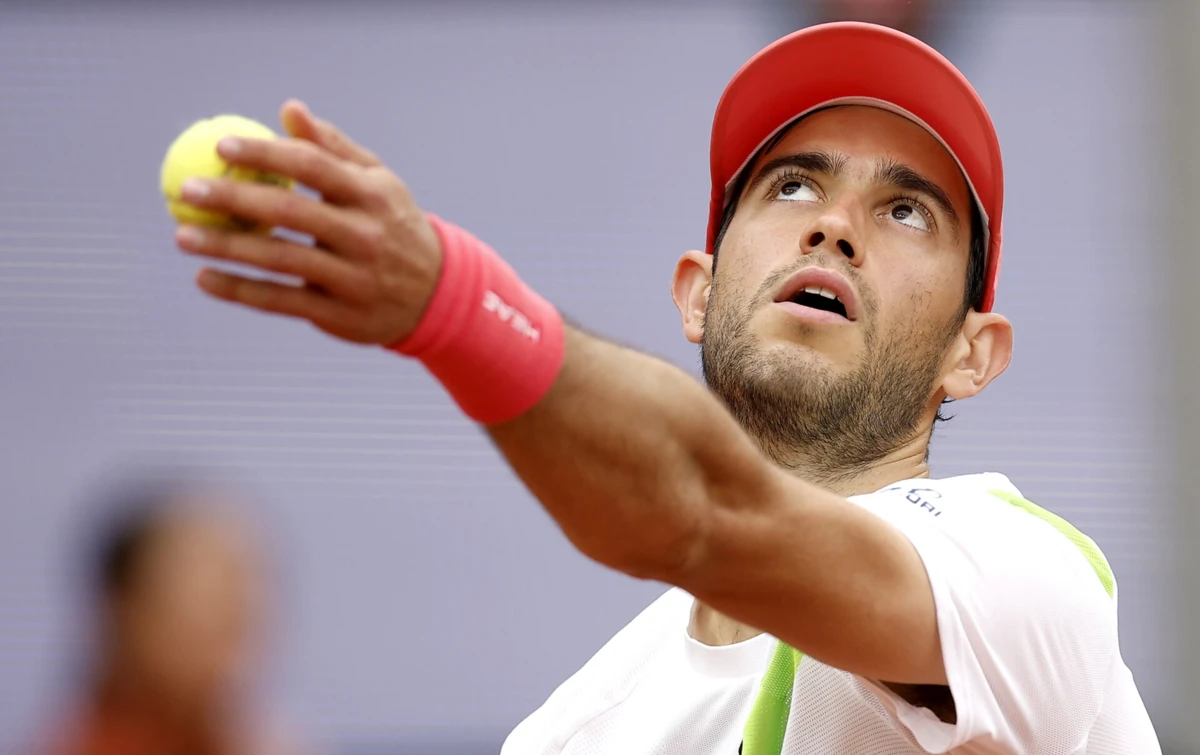 Nuno Borges no torneio de pares de Eastbourne (créditos: EPA)