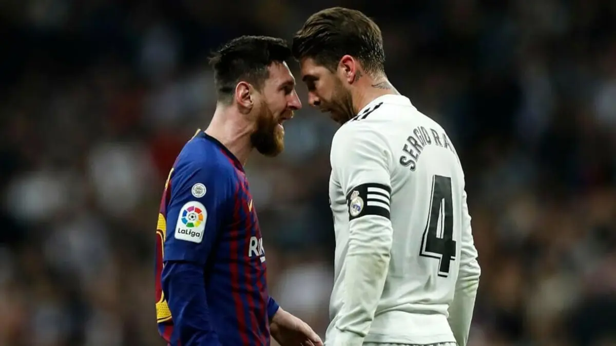 Imagem de contexto do artigo Lionel Messi não hesita: "Sergio Ramos foi o jogador com quem mais me zanguei"