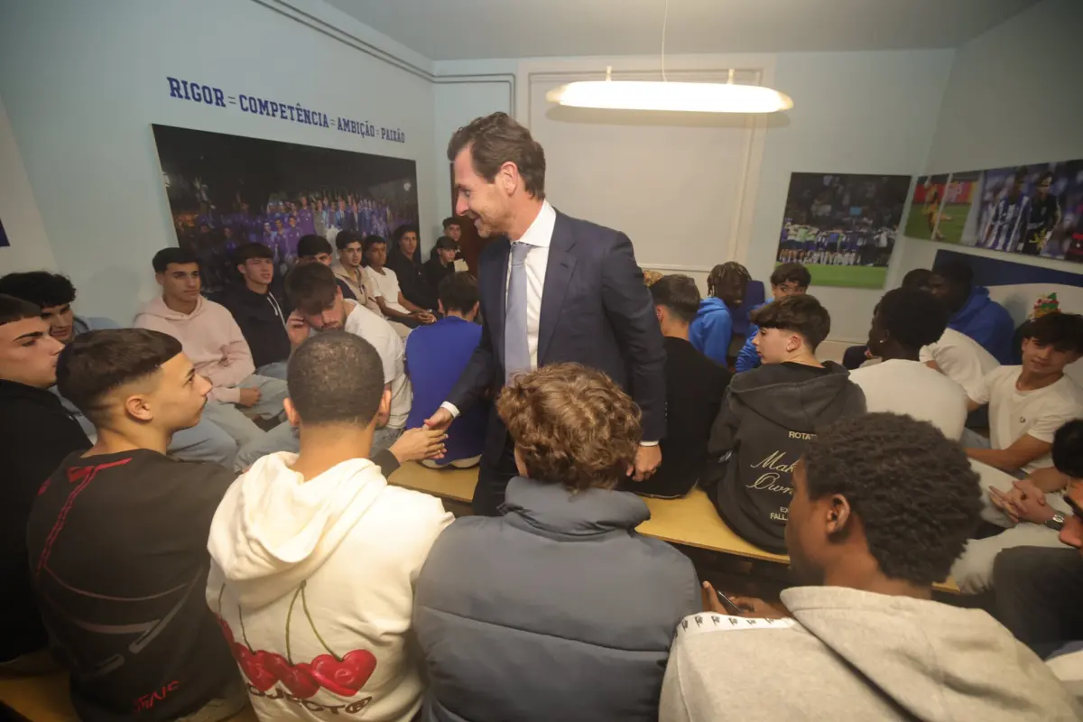 André Villas-Boas, presidente do FC Porto, esteve na Casa do Dragão