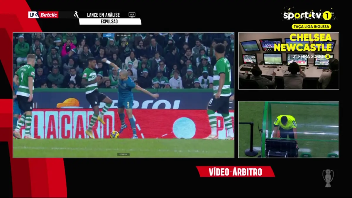 Imagem de contexto do artigo Tribunal O JOGO: a expulsão de Pepe e a análise à arbitragem de Nuno Almeida