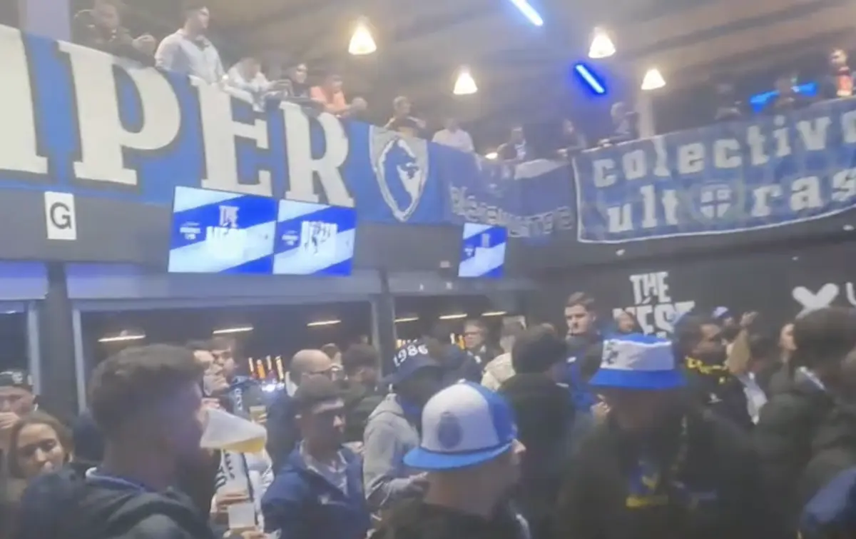 Imagem de contexto do artigo Adeptos do FC Porto fazem a festa antes do jogo com o Nottingham Forest. Ora veja
