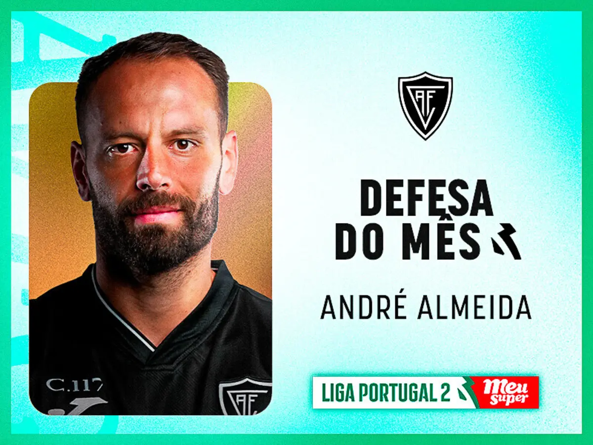 Imagem de contexto do artigo André Almeida eleito melhor defesa do mês de agosto da II Liga