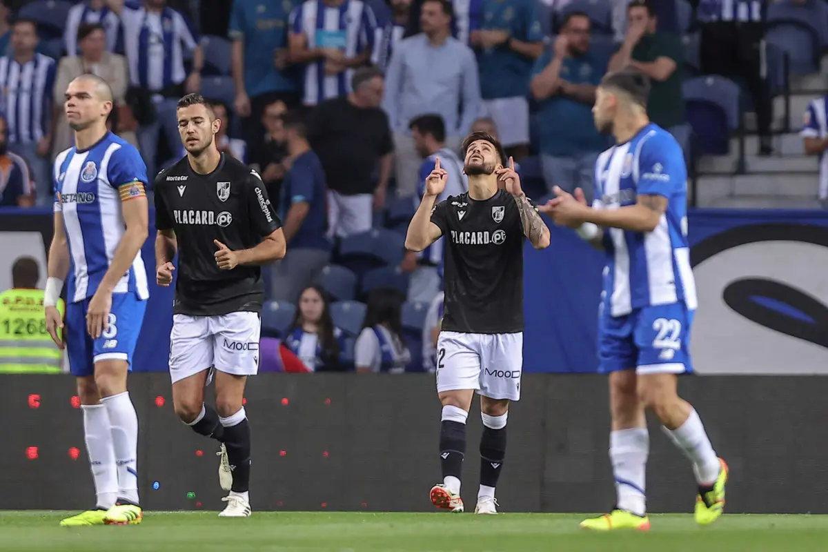 Afonso Freitas marcou o 0-1 (créditos: Miguel Pereira/Global Imagens)