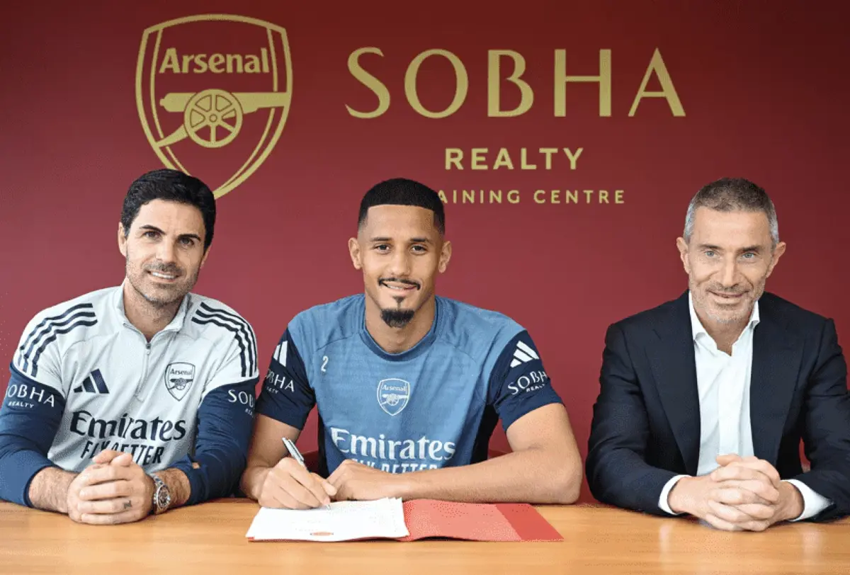 Imagem de contexto do artigo Oficial: William Saliba prolonga ligação ao Arsenal