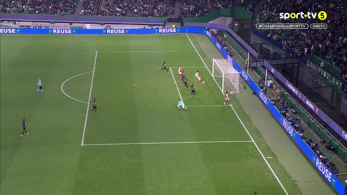 Imagem de contexto do artigo Sporting-Arsenal: Havertz aumenta vantagem dos gunners. Veja o golo