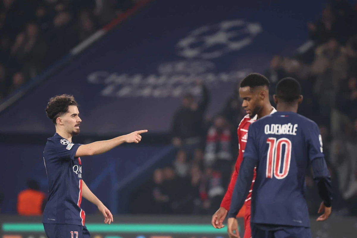 Vitinha e Dembélé (créditos: EPA)