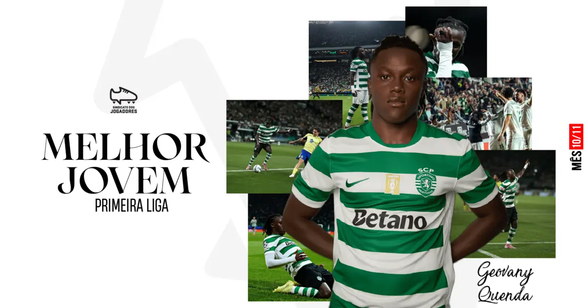 Imagem de contexto do artigo Quenda eleito o melhor jovem de outubro e novembro pelo Sindicato