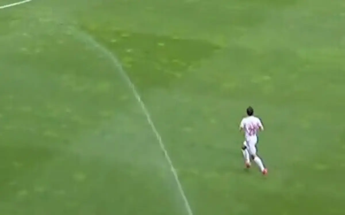 Imagem de contexto do artigo Insólito: Marítimo-União de Leiria foi interrompido por... sistema de rega