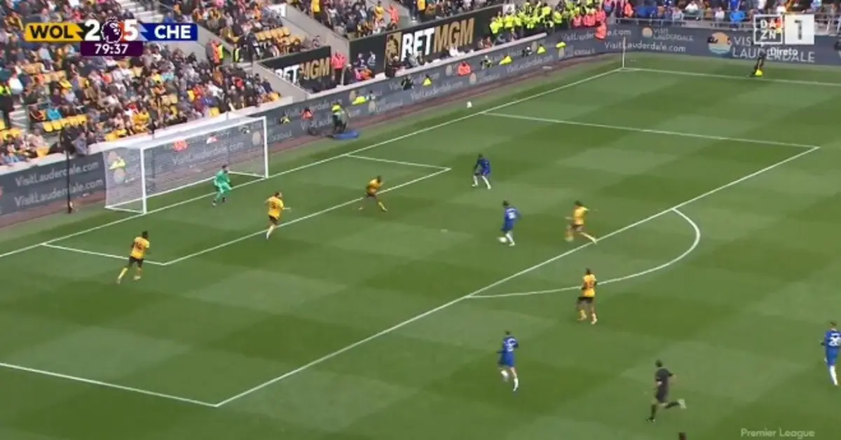 Golo de Félix (créditos: DAZN)