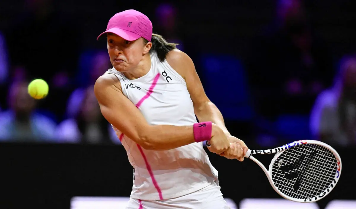 Imagem de contexto do artigo Campeã Iga Swiatek segue para a segunda ronda do Roland Garros