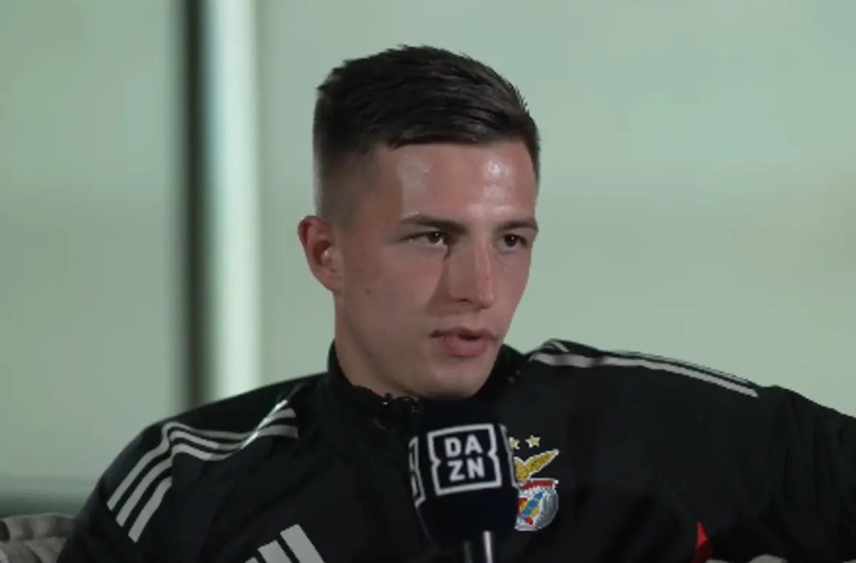 Imagem de contexto do artigo Trubin antes do Benfica-Bayern: "Neuer? Gostava de ver o Manchester United"