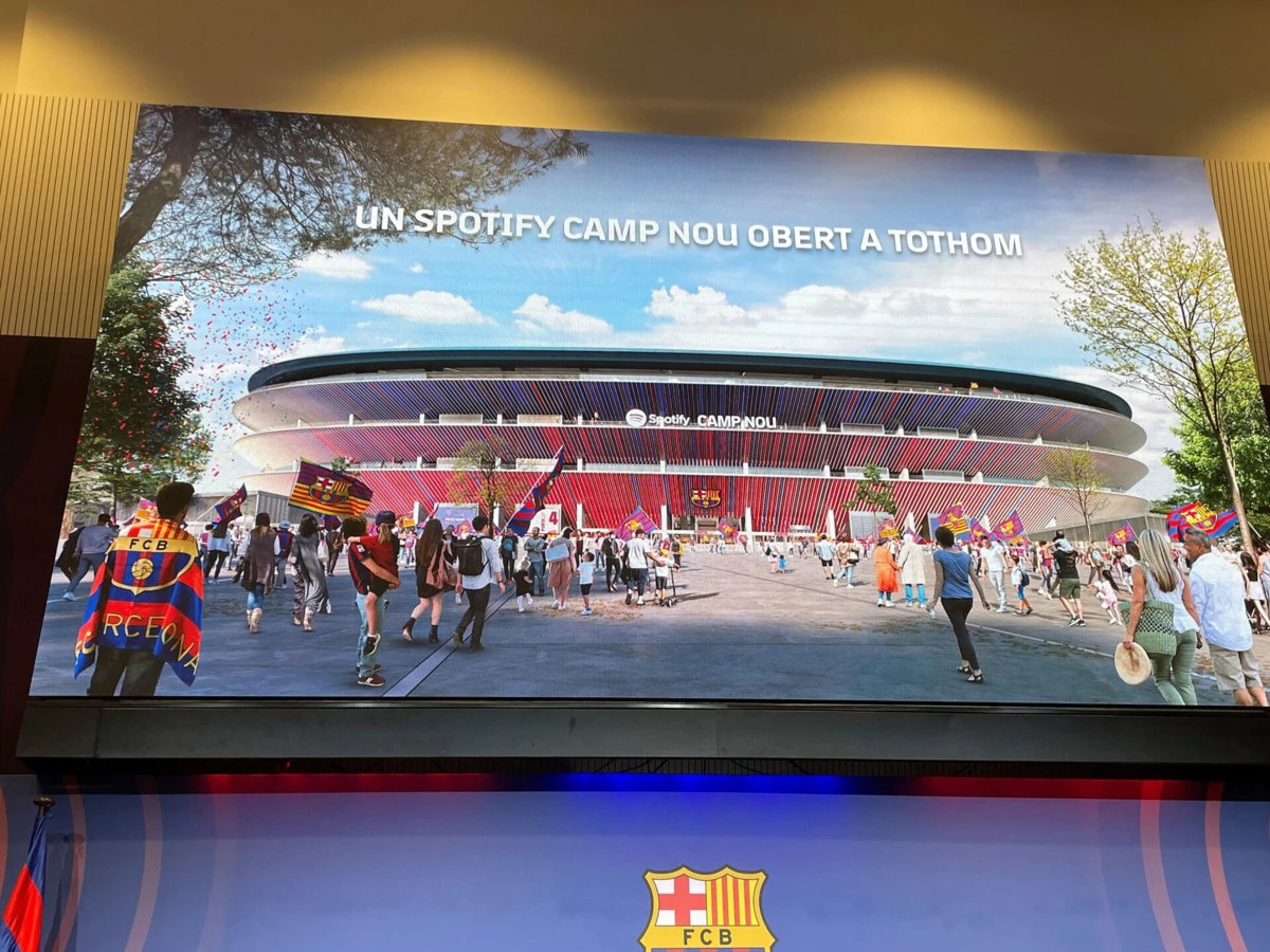 Projeto do novo Sportify Camp Nou