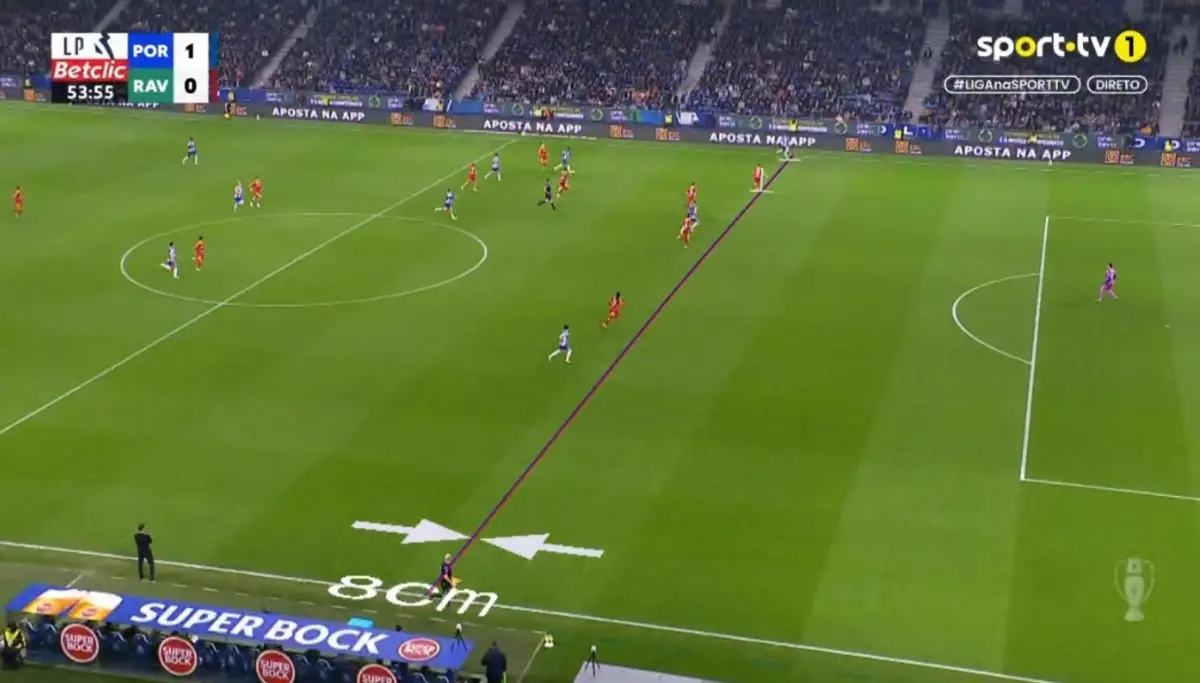 Imagem de contexto do artigo FC Porto-Rio Ave: golo anulado a Deniz Gul por fora de jogo de oito centímetros