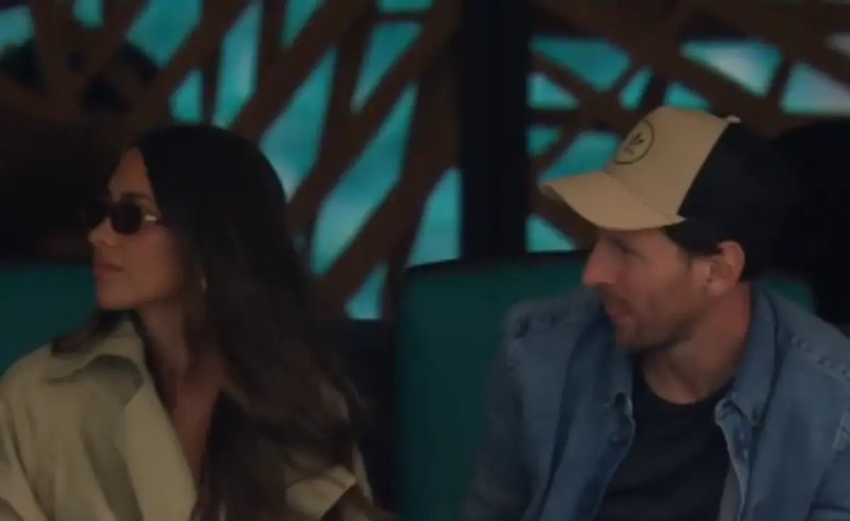 Imagem de contexto do artigo Messi foi ver o duelo entre Djokovic e Dimitrov nas "meias" do Masters 1000 de Miami