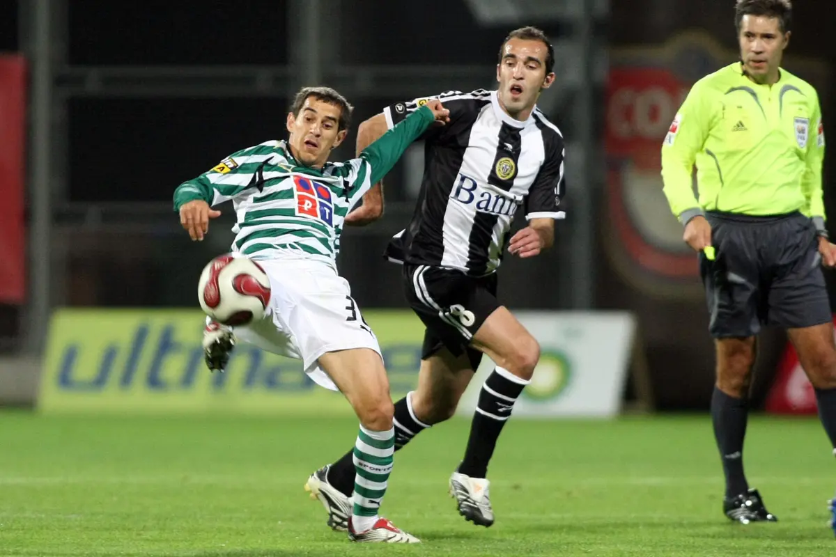 Bruno Amaro num duelo contra o Sporting