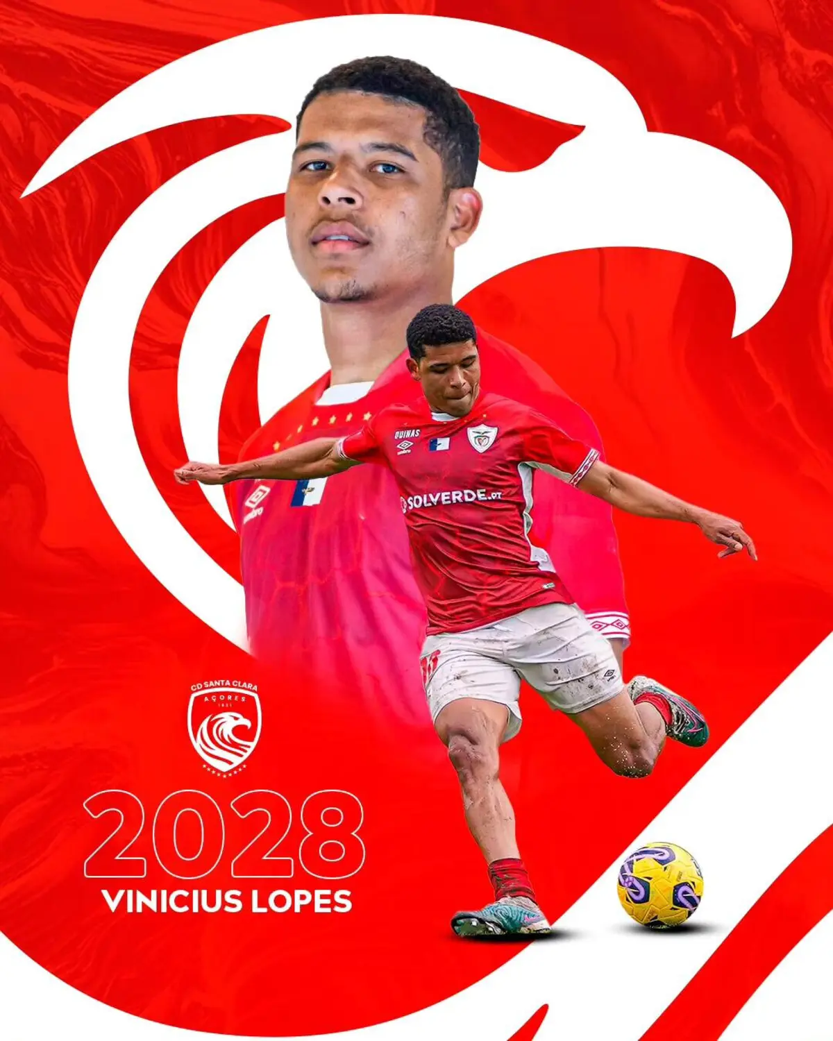 Imagem de contexto do artigo Vinicius Lopes em definitivo no Santa Clara