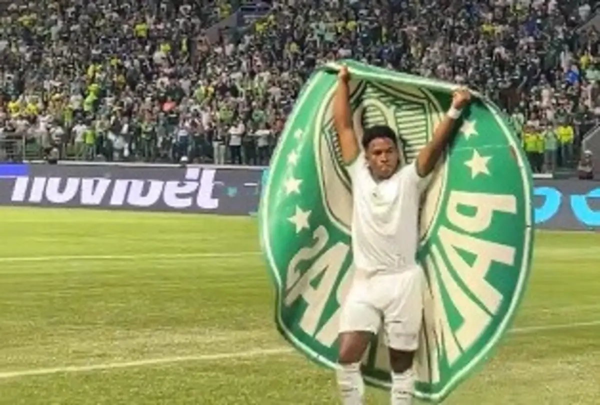 Endrick (créditos: Palmeiras)