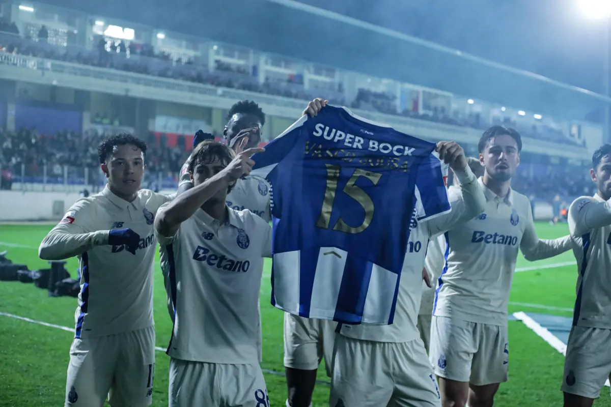Vasco Sousa homenageado pelos jogadores do FC Porto