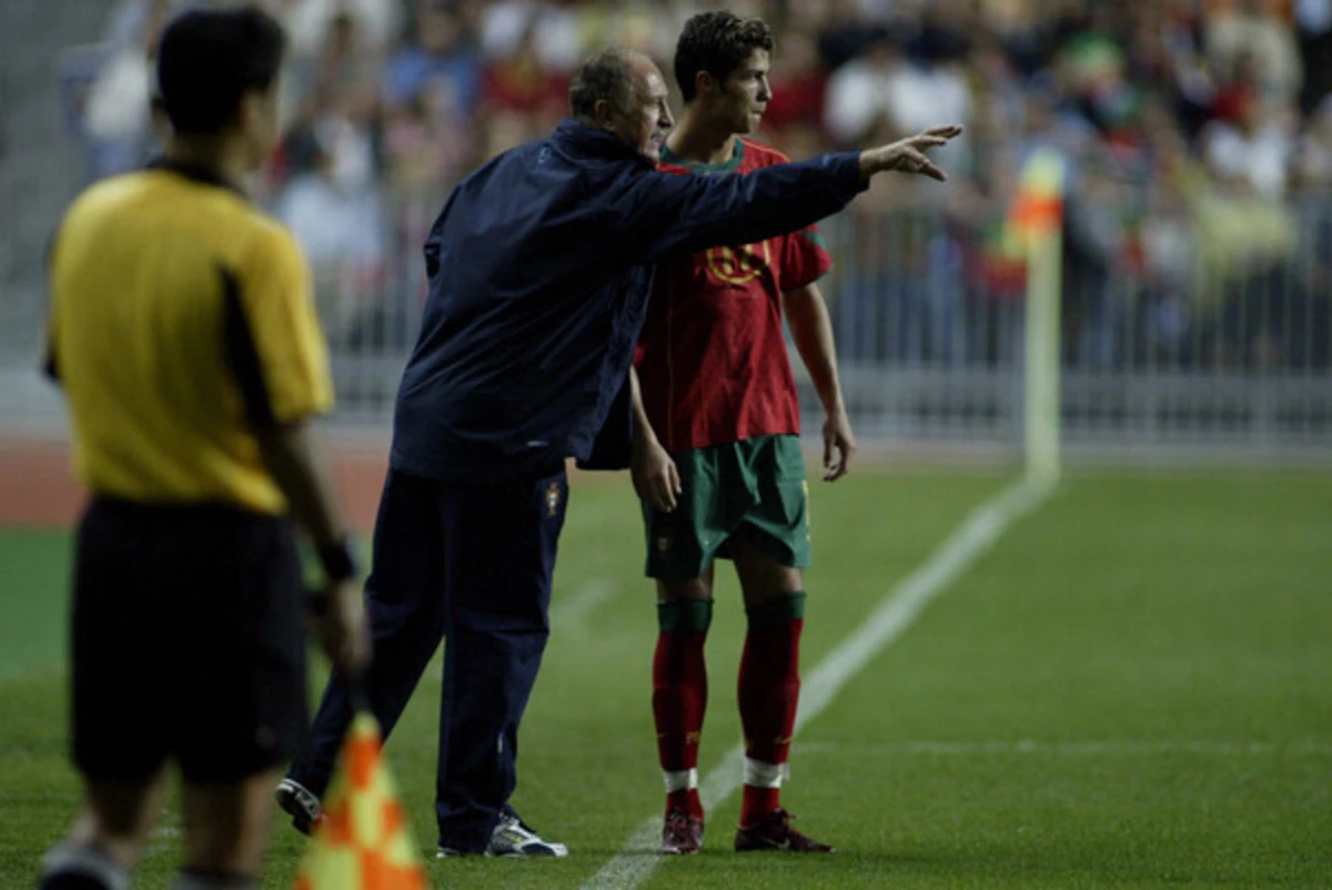 Ronaldo e Scolari, em 2006 (créditos: João Santos)
