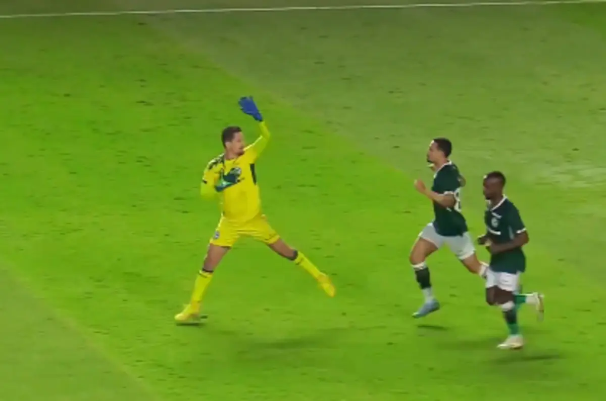 Imagem de contexto do artigo Guarda-redes bisou no Brasil: "Emocionei-me no golo. Até pedi desculpa"