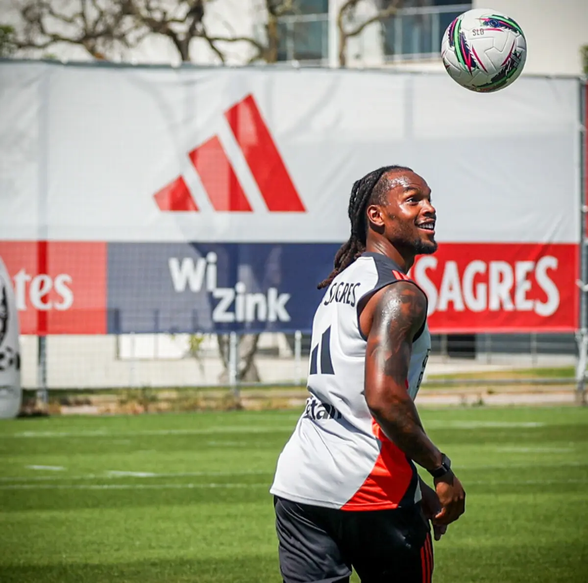 Renato Sanches treina no Benfica