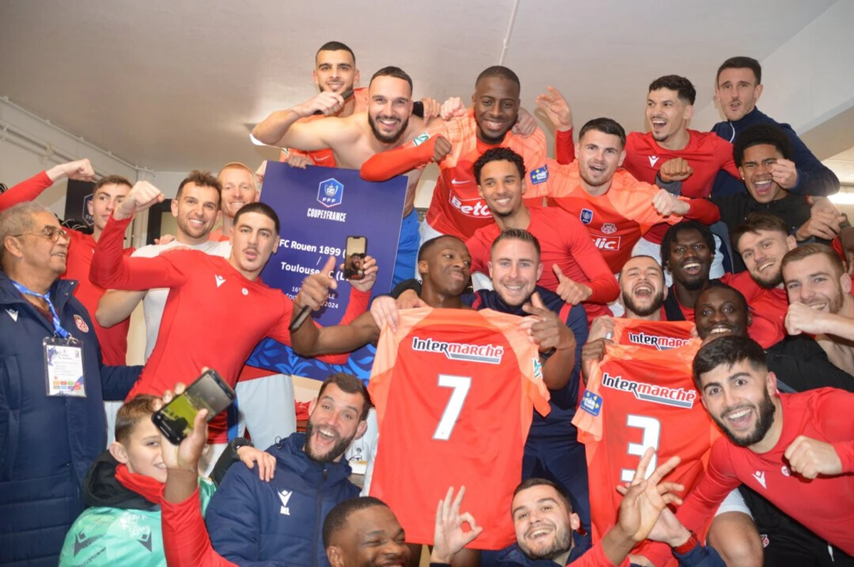 Rouen fez a festa da taça