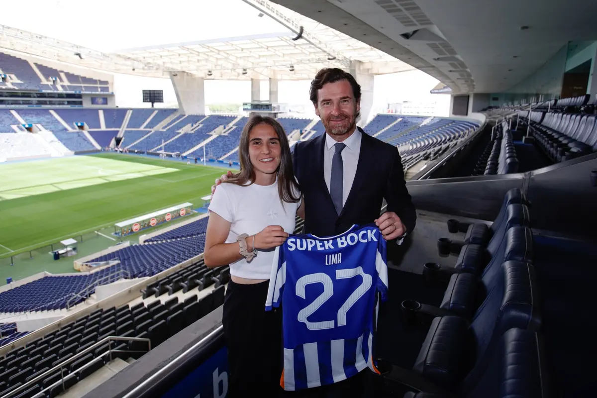 Cláudia Lima e André Villas-Boas (Créditos: FC Porto)